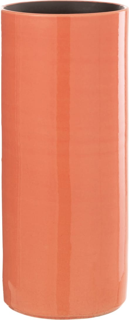 J-Line vaas Flek - keramiek - roze - small - 37 cm hoog