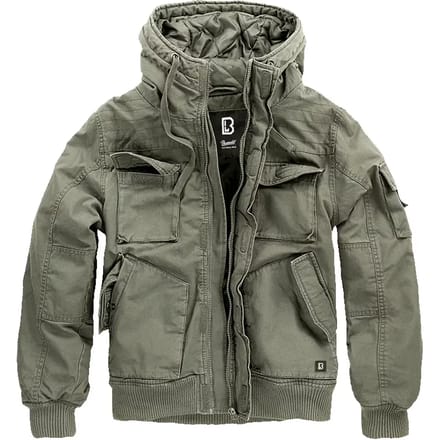 Brandit Winterjas - Bronx - S tot XL - voor Mannen - olijf