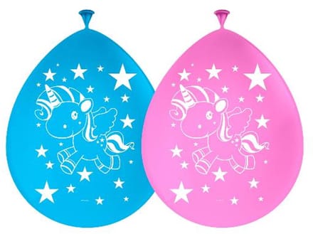 Folat - Ballonnen Unicorn (8 Stuks)