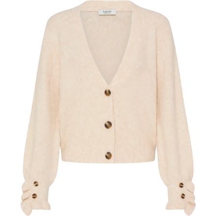 b.young - BYOMEA FRILL CARDIGAN - Dames - Cardigans