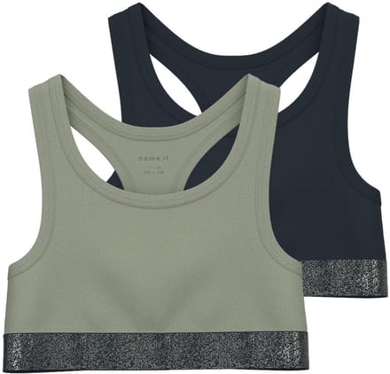 NAME IT NKFSHORT TOP 2P NOOS Meisjes Ondergoed - Maat 122/128