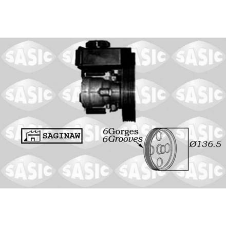 Hydraulische pomp, stuurinrichting SASIC 7070007
