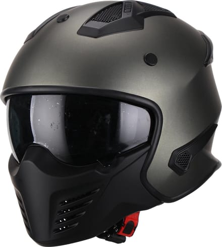 Helm Vito Bruzano - Kleur Mat Titanium - Maat S