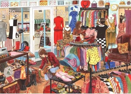 House of Puzzles legpuzzel Retro Rosie's 1000 stukjes karton.