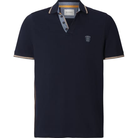 Babista herren Poloshirt - 52/54 - donkerblauw - Plus Size