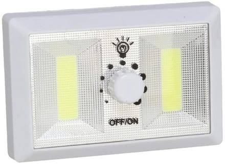 Gerimport Kastlampen - met dimmer - LED lampen - wit - 11 x 7.5 cm