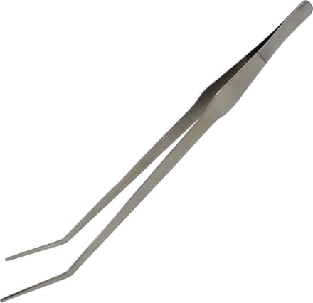 Nobleza Aquariumpincet - Gebogen - RVS - 27 cm - Voor Aquascaping en Aquariumplanten