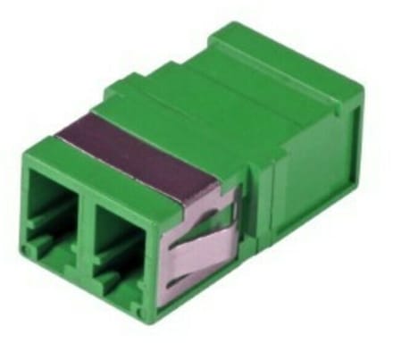Danicom Singlemode keystone koppeling LC-LC duplex groen