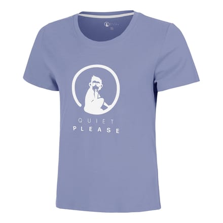 Quiet Please Glow Training T-shirt Dames