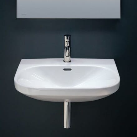 LAUFEN LUA washbasin 60 x 46 cm with tap hole, with overflow, not suitable for undermounting H8110830001041