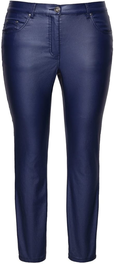 Studio Untold - Dames - Skinny jeans strak model 5-pocket gecoat - Navy - Maat 42