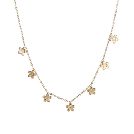 Go Dutch Label Collier Daisies Goudkleurig