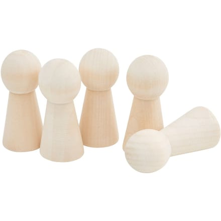 Figuur kegel, 5 stuks