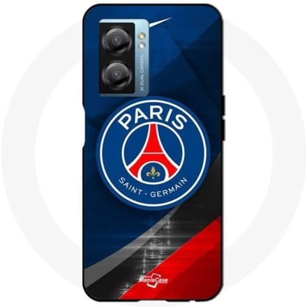 Coque - Maniacase - Oppo A77 5G - Noir - Souple - Football logo