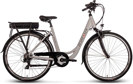 Saxonette Degreaser elektrische fiets - dames ebike 50 cm 10.4 Ah 7sp zilver