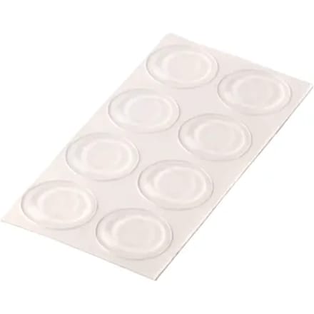 Fix-o-moll Antislip Meubelpad - Zelfklevend - Polyurethaan - 19x2mm - Rechthoekig - 8 Stuks