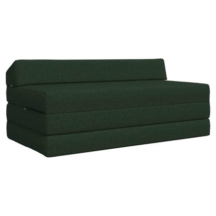vidaXL - Vouwbare - Sofa - Bed - Donkergroen - 120 - x - 60 - x - 49 - cm - Stof