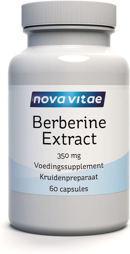Nova Vitae - Berberine Extract - zuurbes - 350 mg - 60 capsules