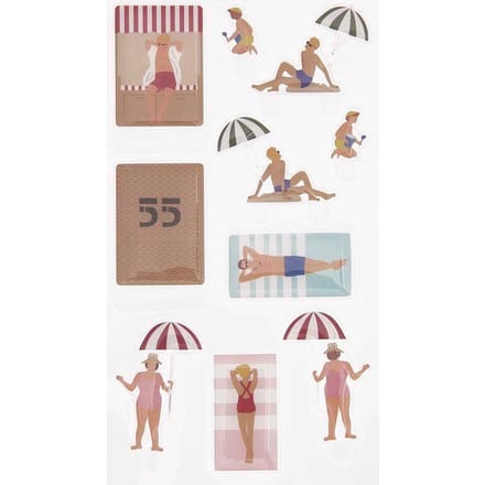 Rico Design Gel stickers "FIGURICO" - Beach