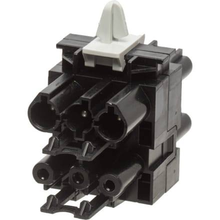 Adels Ac166 3-Pool H-Verdeelblok Zwart - 167463