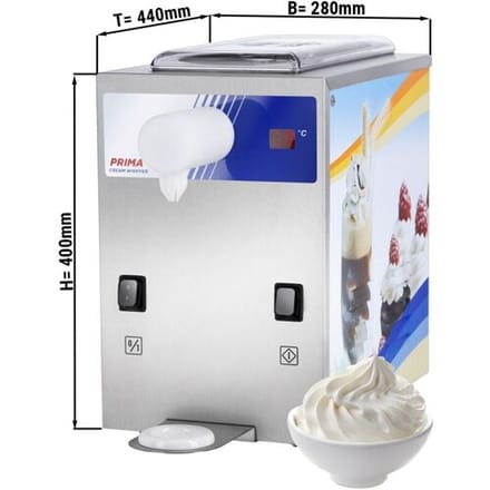 GGM Gastro Sahnemaschine - 5 Liter - 400 Watt - 230 Volt Zilver