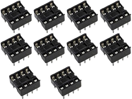 IC Socket DIP8 – 8 Pins – DIP IC Voet – 10 Stuks