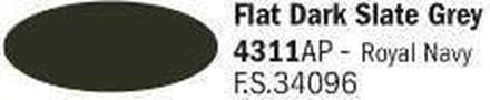Italeri 4311ap - Flat Dark Slate Grey - Modelbouwverf Acryl