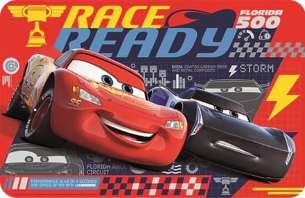 Disney Cars Placemat voor jongens - 43 x 28 cm