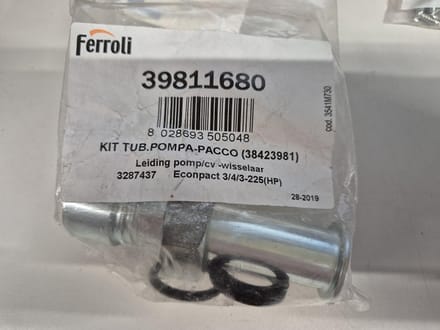 Ferroli 3287437 - leiding pomp cv-wisselaar - origineel 39811680