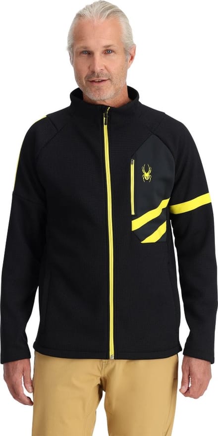 Vest Spyder Men Wengen Bandit Full Zip Black-S