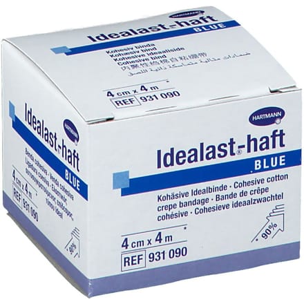 Hartmann Idealast-haft Blauw 4cm x 4m 931098 1 Verband