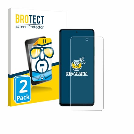 BROTECT - Screenprotector voor Oppo A5 4G - Folie Beschermfolie transparant 2 Stuks
