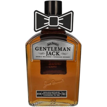 Jack Daniel's GENTLEMAN JACK Tennessee Whiskey 40% Vol. 0,7l met Neckhanger