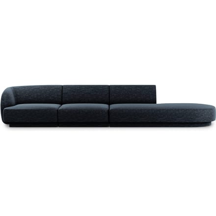 4-zitsbank Miley rechts-open chenille | Micadoni Limited Edition