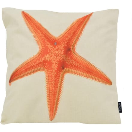 NOVÉE Sierkussen sea star / zeester | 45 x 45 cm | katoen/linnen