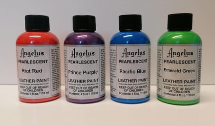 Angelus Leerverf set 4x Pearlescent kleuren 118ml