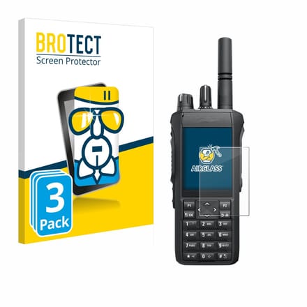 Screenprotector 3 Stuks voor Motorola Mototrbo R7 Beschermglas transparant
