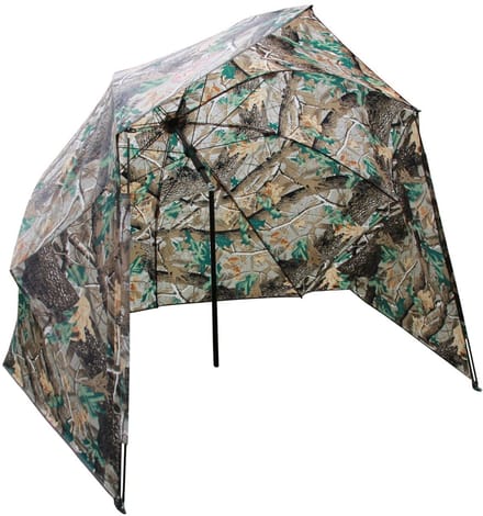Ultimate 50'' Storm Brolly Camo (Inc. haringen & tension poles) - Brolly