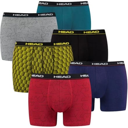HEAD Boxershorts Verrassingspakket - 6 pack boxershorts heren - Maat S