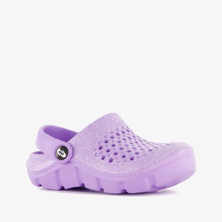 Meisjes klompen met glitters paars - Maat 29 - Clogs