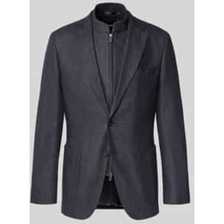 slim fit colbert van wolmix met kasjmiergehalte model 'H-Hutson'