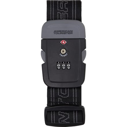 American Tourister Luggage Strap Kofferriem/TSA-slot Black/Grey