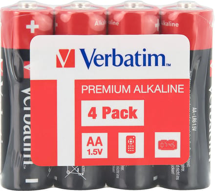 Verbatim Batterij - 4 x AA / LR6 - Alkaline