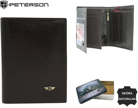 Peterson - Serie - Groot Leren Portemonnee - RFID Bescherming