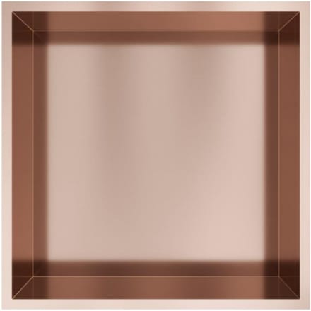 Hotbath &More Inbouwnis - 30 x 30 x 10 cm - Geborsteld Koper PVD
