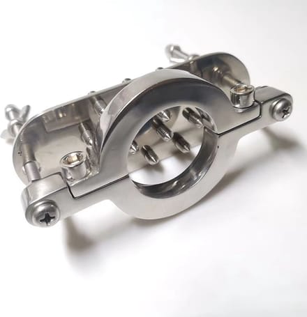 Ballencrusher met Spikes - RVS - Scrotum - Balzak - Crusher - Brancard - BDSM