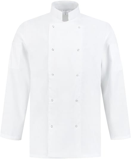 EM Kitchen Koksbuis polyester / katoen Wit maat S / 44-46
