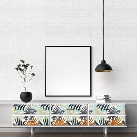 Tropische meubelsticker Rurutu 60 x 90 cm