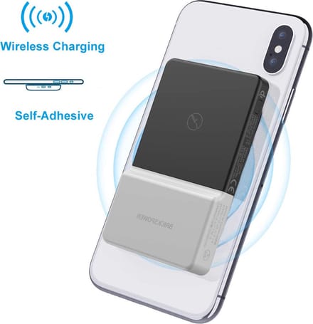 BricksPower WirelessCharger - Draadloos Oplader - Grijs