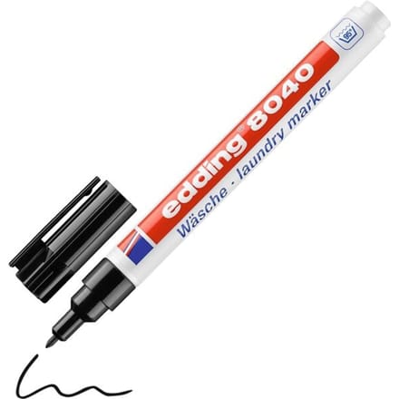 Edding Permanent marker 8040 textiel 1 mm, zwart